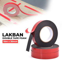 Perekat Ecihen Lakban Tebal Double Tape Foam 10M 30 mm - Ech01 - Red Terlaris