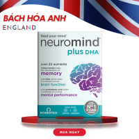 [HÀNG CHUẨN ANH] Viên uống bổ não Neuromind Plus DHA Vitabiotics hộp 56 viên bill UK