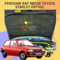 TOYOTA STARLET KAPSUL,KOTAK PEREDAM PANAS SUARA KAP MESIN DAN PINTU DOORTRIM ORIGINAL V-TECH