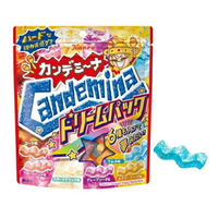 【江戶物語】(大包裝) KANRO 甘樂 Candemina 6種綜合風味軟糖 152g 造型軟糖 蘇打水果軟糖 超彈力