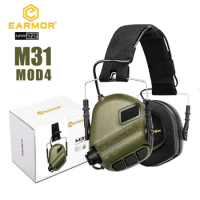 OPSMEN EARMOR M31 MOD4 Tactical Headphones Military Noise Canceling Earmuffs Military Anti-Noisy Shooting Earphone
