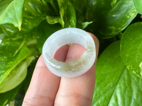 Natural Type A Jadeite Ring | 18.2 mm | Flat | HK 17
