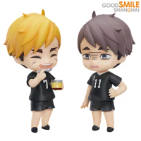 Good Smile Nendoroid 1403 Miya Atsumu 1443 Osamu Haikyuu!! TO THE TOP GSC Original Collection Action Figure Anime Model Toys