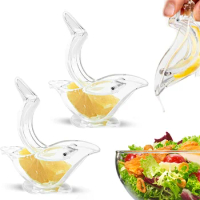 Manual Lemon Juicer Portable Transparent Fruit Juicer Elegant Bird-Shaped Lemon Sugar Cane Juice Fresh Juice Fruit Juicer