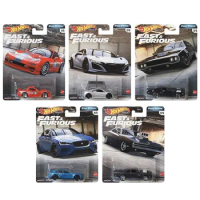 Hot Wheels Cars Fast and Furious MAZADA RX-7 DODGE CHARGER R/T Jaguar Plymouth Acura 1/64 Collection Diecast Vehicle GRM15