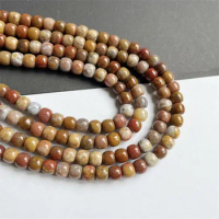 8MM Bucket Peter Jade Pietersite Stone Loose Beads for Jewelry Making Design DIY Natural Gemstone Bracelet Necklace