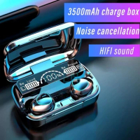 MEUYAG 3500mAh TWS Wireless Earphones Bluetooth Noise Canceling earbuds Stereo Headphones LED Display Sports Headset With Mic
