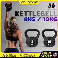 【DAYiHE】Berat Kettlebell Tugas Berat (2kg/6kg/10kg) - Sesuai untuk Gim, Latihan Di Rumah dan Latihan