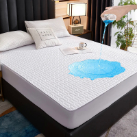 Waterproof Quilted Mattress Cover Anti-bacterial Fitted Sheet Bed Cover Mattress Protector Latex Mat 150x200 200x200 180x200