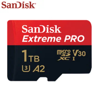 100% Original Sandisk Memory Card Extreme PRO Card 1TB Reading Speed Up To 200MB/s TF Card A2 V30 UHS-I U3 Micro SD Card