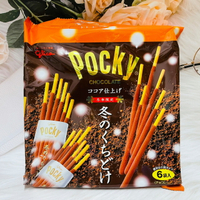 冬季限定😋日本 Pocky 固力果 格力高 巧克力棒 原味/焦糖海鹽 6袋入｜全店$199免運