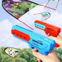 Cartoon Catapult Kite Guns Outdoor Toys Small Convenient Rubber Band Catapult Handheld Elastic Flying Toy Children's Sports Gift