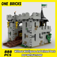 Moc Building Blocks Castle Series Black Eagle Fortress Technical Bricks DIY Assembly Construction Toys For Childr Holiday Gifts