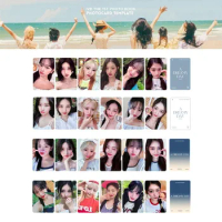 6Pcs/Set KPOP IVE A DREAMY DAY Summer Selfie Photocards Wonyoung Yujin Gaeul Liz Leeseo Cute LOMO Cards Postcard Fans Collection