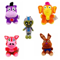 20CM Kawaii FNAF Plush Toys Cartoon Freddy Fazbear Plushie Doll Bear Foxy Rabbit Animal Stuffed Toy for Kids Birthday Gifts