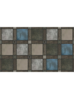 衛生間地板磚貼紙防水廚房地面瓷磚裝飾浴室陽臺地磚改色翻新貼膜