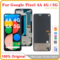 Original AMOLED For Google Pixel 4A LCD Display Screen Touch 5.81" Pixel 4A 4G LCD Screen 6.2" Google Pixel 4A 5G LCD Display