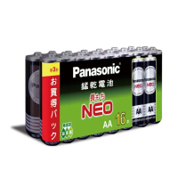 【Panasonic 國際牌】NEO 黑色錳乾電池 碳鋅電池3號(16入組)