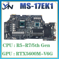 MS-17EK1 Laptop Motherboard For MSI MS-17EK ALPHA 17 A4DE Mainboard R5-4600H R7-4800H RTX5600M/V6G 100% Test Ok