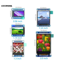 TFT Display 0.96 1.3 1.14 1.54 2.0 inch IPS 7P SPI HD 65K Full Color LCD Module ST7735 / ST7789 Drive IC 80*160 240*240