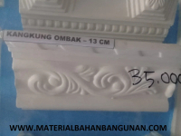 LIST GYPSUM type kangkung ombak 13 cm lis gipsum gypsem ornamen