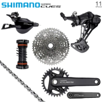 SHIMANO CUES U6020 1X11 Speed Groupset Derailleurs FC-U6000-1 Crankset CS-LG400-11 Cassette Kit for MTB Bike 11V Original Parts
