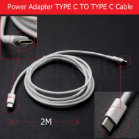 2m Geniune Type c to Type c Cable for 29w Power Adapter Wall Charger Use for Apple ibook Macbook 12" DC 14.5V 2A wall charging