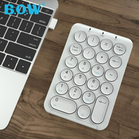 數字鍵盤 無線數字小鍵盤充電筆記本電腦財務會計收銀臺式銀行密碼輸入 免運 維多