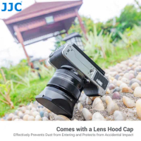 JJC Metal Lens Hood Sun Shade Compatible with Fujifilm XF 35mm f/1.4 R Lens for Fuji XT5 XT4 XT3 XH2 XH2S XT30II XT30 XE4 XPRO3