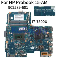 KoCoQin Laptop motherboard For HP 14-AR 14-AM SR2ZV I7-7500U 216-0864032 Mainboard 6050A2822501 902589-001 902589-501 902589-601