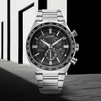 【CITIZEN 星辰】GENTS系列 時尚 超級鈦 光動能電波計時手錶41.1mm(CB5966-69E)
