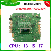 NEW DA00WEMBCF0 Mainboard For ASUS CHROMEBOX 4 G3023UN Laptop Motherboard with CPU i3 i5 i7 Test work