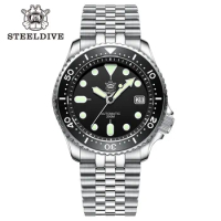 STEELDIVE SD1996 Men's Dive Watch NH35 Automatic Mechanical Men's Watch Luminous Ceramic Bezel Diver watch men watches Sapphire