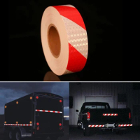 Reflective Tape Safety Caution Warning Reflective Adhesive Tape Sticker For Truck Motorcycle Bicycle Car Styling