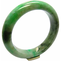 【小樂珠寶】翡翠手鐲 滿色正陽綠天然A貨玉鐲(手圍號18.1 內徑56.8mm V865)