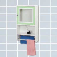 【米朵Miduo】1.4尺壓克力半門塑鋼浴室吊櫃 收納櫃 置物櫃 防水塑鋼櫃