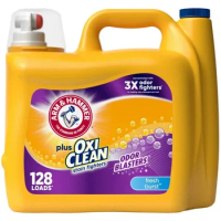 Plus OxiClean Odor Blasters Liquid Laundry Detergent Fresh Burst fights tough odors blasts away stai