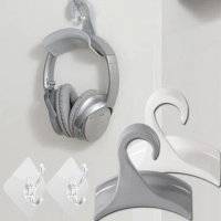 Universal Headphone Hanger Holder Punch-free Wall Mount Headset Hook for Airpods Max Gaming Headphones Earphones Holders Rack