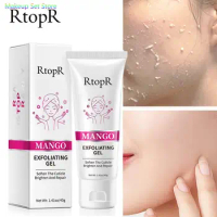 RtopR Mango Exfoliating Gel Cream Whitening Moisturizing Facial Scrub Clear Acne Blackhead Facial Scrub 40g