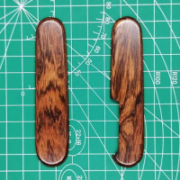 Hand Made Snake Wood Scales for 91 mm Victorinox Swiss Army Knife