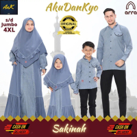 Sarimbit Keluarga 2024 Terbaru Baju Lebaran 2024 Couple Keluarga Arra Sakinah Blue