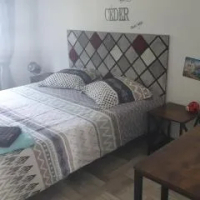 住宿 Chambre d'hôte la coccinelle 吉倫特河畔梅謝爾