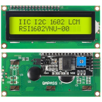IIC/ I2C/ LCD Serial Interface Adapter and 1602 16 x 2 LCD Module Display Backlight Compatible with Arduino R3 MEGA2560