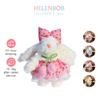 HELENBOB plush toy scented doll bag charm keychain fabric doll popular tulip rabbit pendant