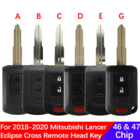 Replacement 2/3/4 Button Key For 2018-2020 Mitsubishi Lancer Eclipse Cross Remote Head Key 6370B941 6370B943 4 5 6370C134 5