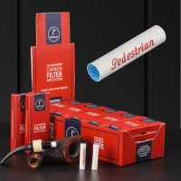 250Pcs/Box 9mm Active Charcoal Tobacco Smoking Pipe Filters Smoking Pipe Filter Activated Carbon Tobacco Pipe Filters