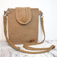 (stok terbatas) tas selempang rajut / sling bag rajut / tas rajut / tas selempang wanita / tas rajut