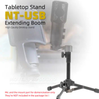 Adjustable Tabletop Mic Boom Holder For RODE NT-USB NTUSB Table Mike Desk Tripod Mount Extending Desktop Microphone Stand
