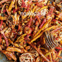 Seblak kering pedas daun jeruk campur/aneka seblak mix 500gram  peds daun jeruk Snacks Cemilan