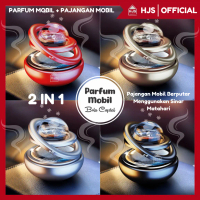 [HJS] Parfum + Pajangan Mobil Berputar dengan Sinar Matahari Car Air Freshener 2 IN 1 / Aromaterapi